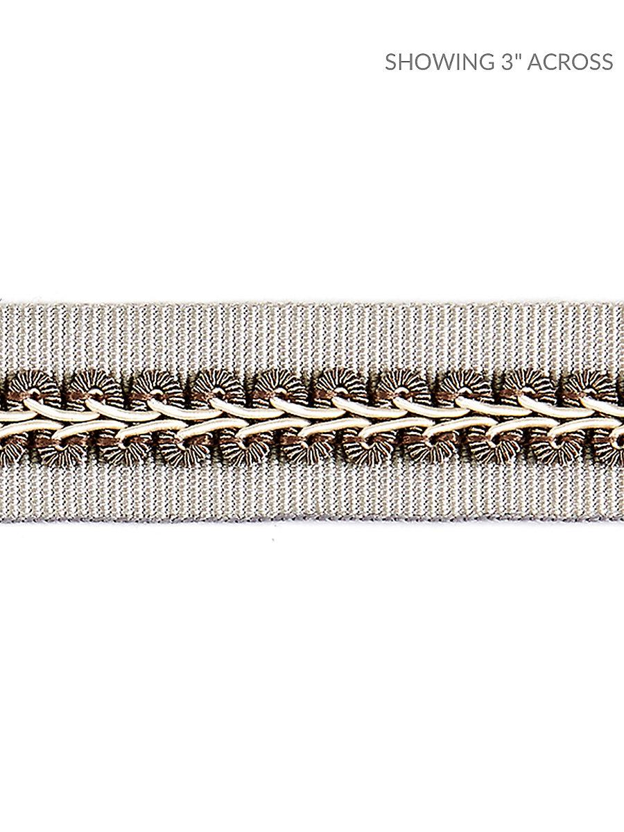 Scalamandre Cecile Gimp Tape French Grey Trim