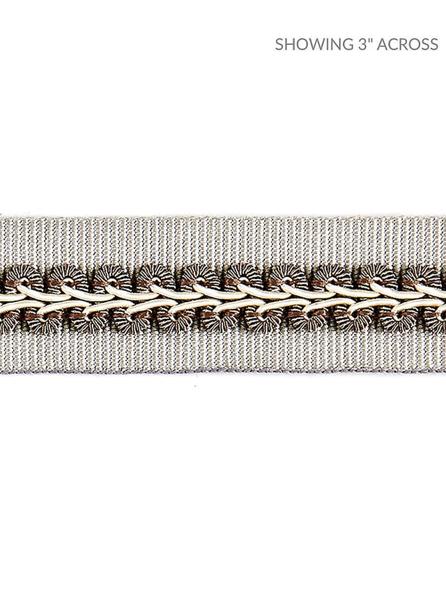 Scalamandre Cecile Gimp Tape French Grey Trim