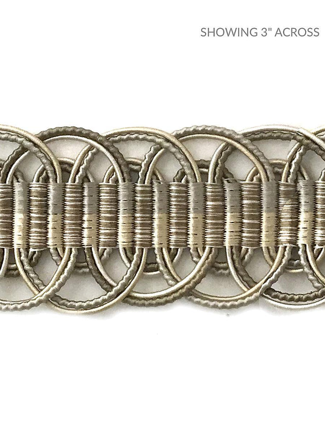 Scalamandre Le Mans Taupes Trim