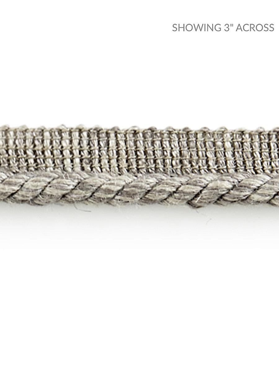 Scalamandre Anders Linen Cord Greige Trim