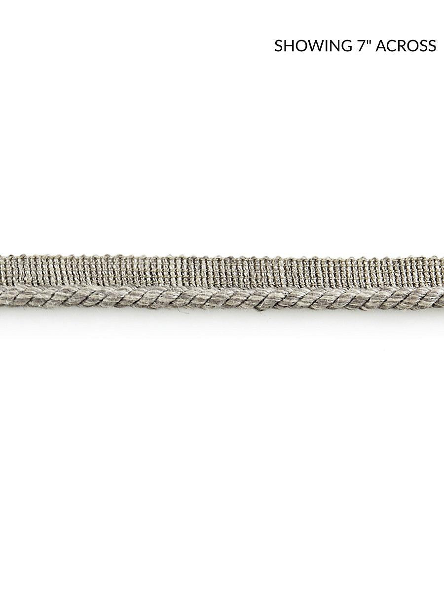 Scalamandre Anders Linen Cord Greige Trim
