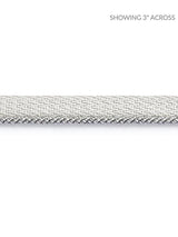 Scalamandre Tortola Twisted Cord Pearl Grey Trim