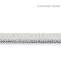 Scalamandre Tortola Twisted Cord Pearl Grey Trim