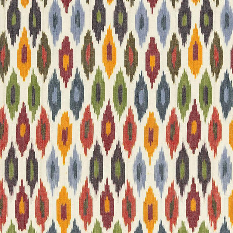 Schumacher Sunara Ikat Spice Fabric