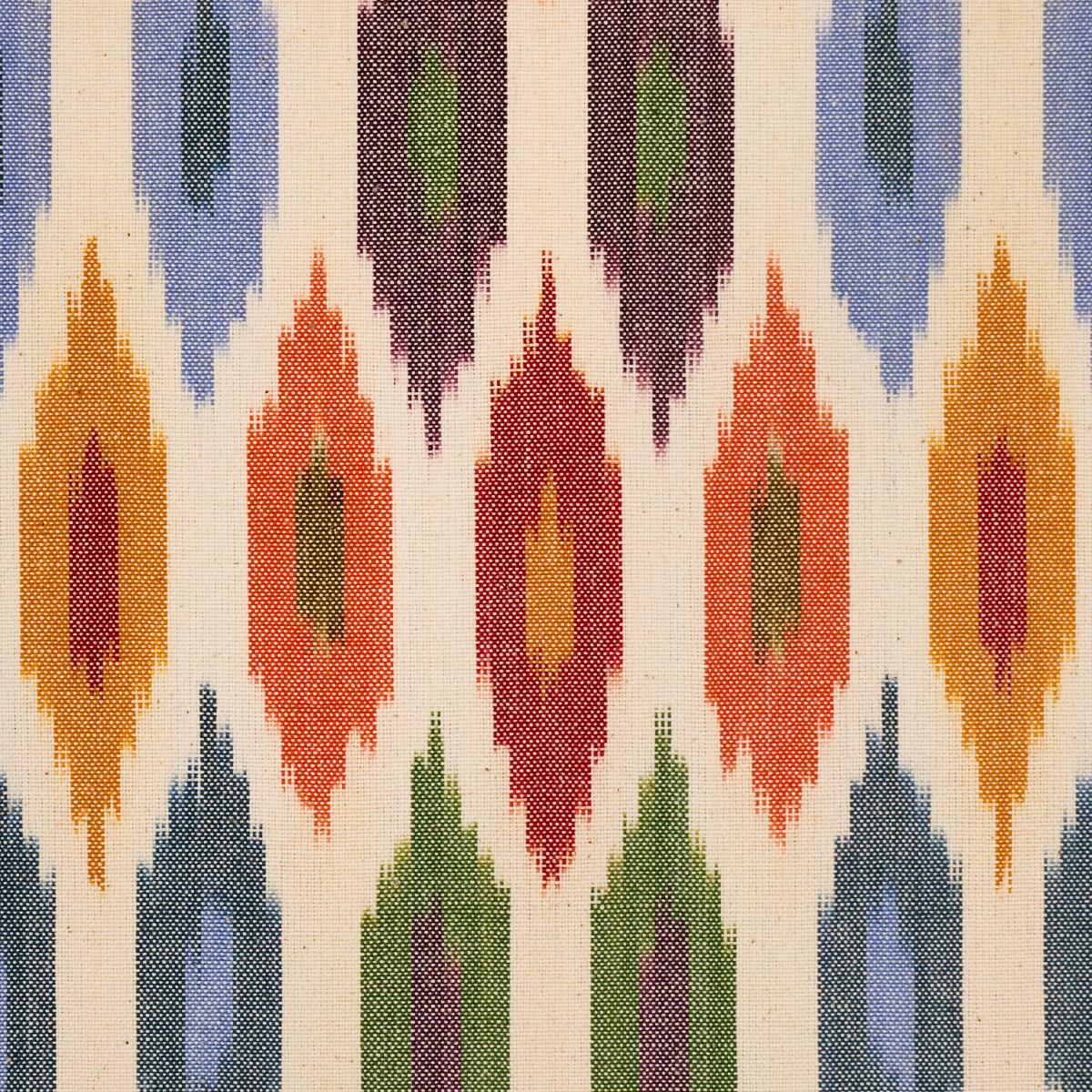 Schumacher Sunara Ikat Spice Fabric