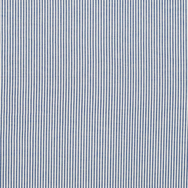 Schumacher Bailey Seersucker Blue Fabric