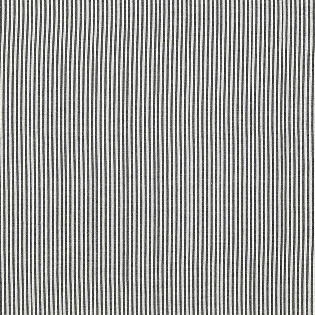 Schumacher Bailey Seersucker Black Fabric