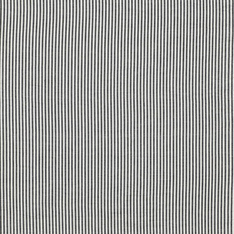 Schumacher Bailey Seersucker Black Fabric