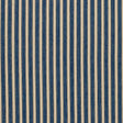 Schumacher Antique Ticking Stripe Denim Fabric