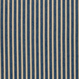 Schumacher Antique Ticking Stripe Denim Fabric