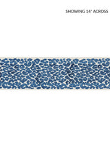 Scalamandre Leopard Velvet Tape Indigo Trim