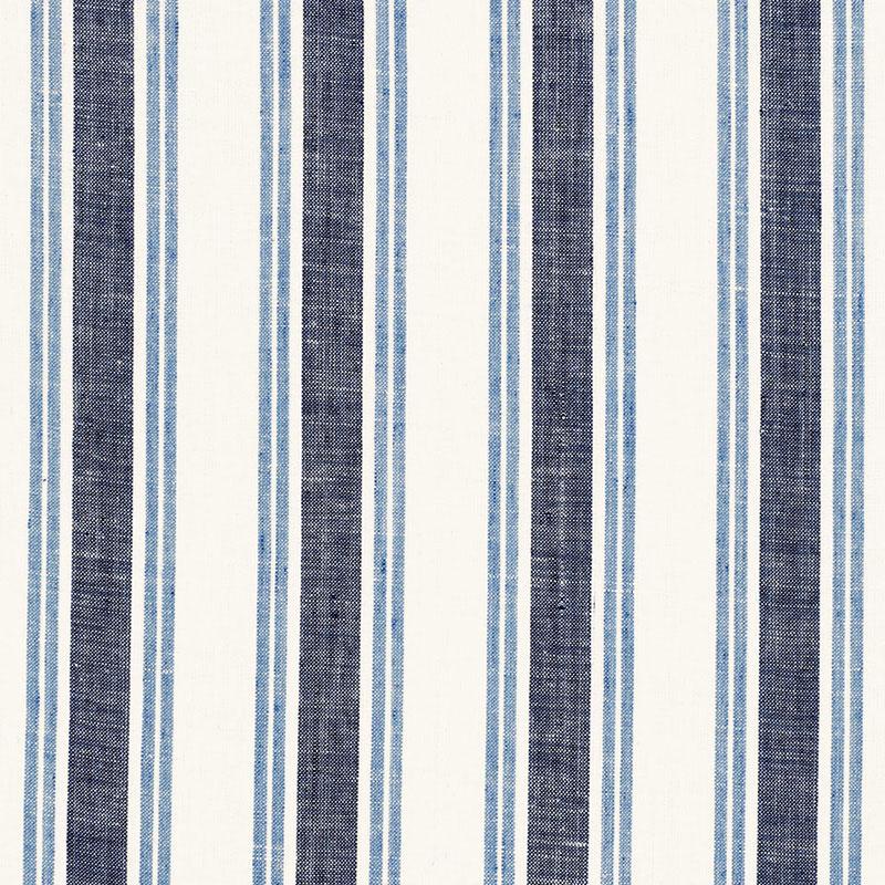 Schumacher Leah Linen Stripe Sail Fabric