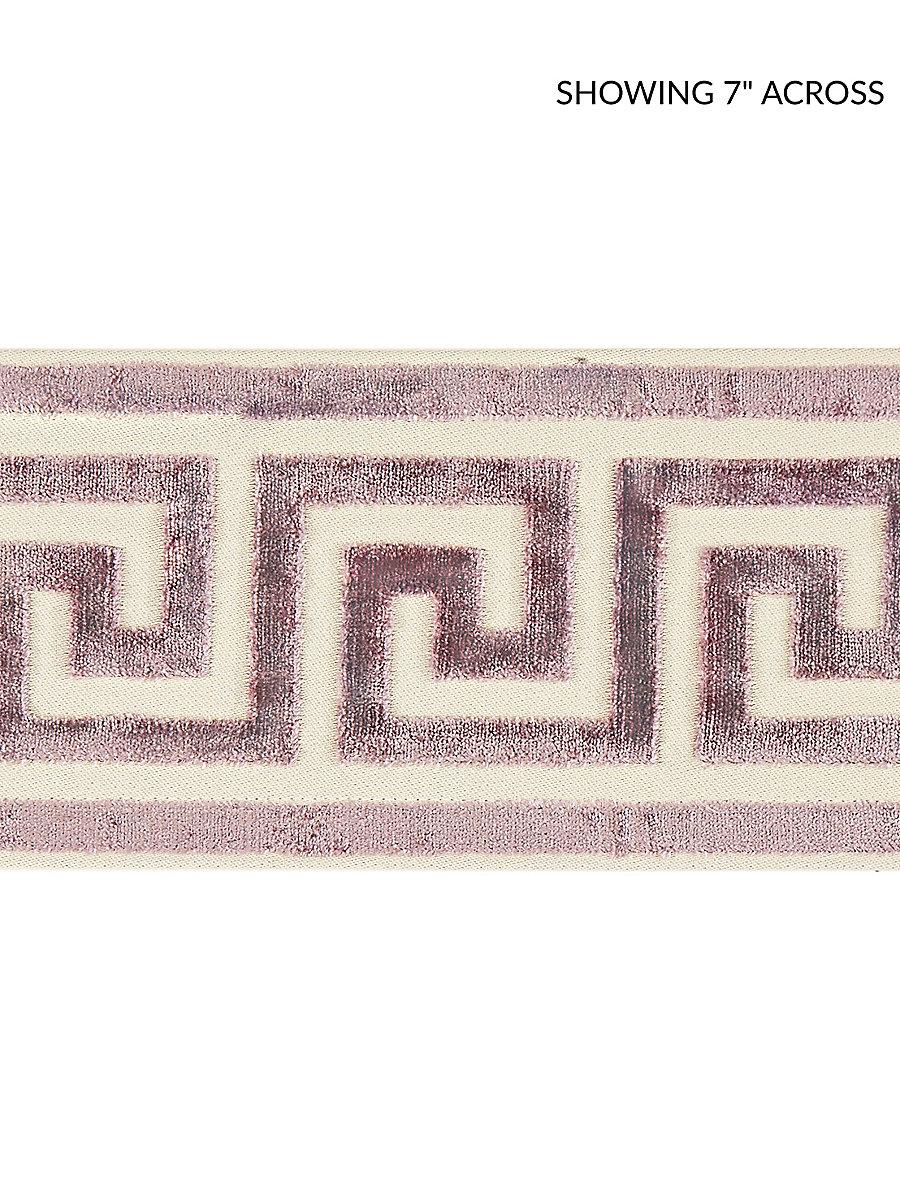 Scalamandre Greek Key Velvet Tape Amethyst Trim