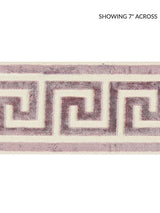 Scalamandre Greek Key Velvet Tape Amethyst Trim