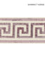 Scalamandre Greek Key Velvet Tape Amethyst Trim