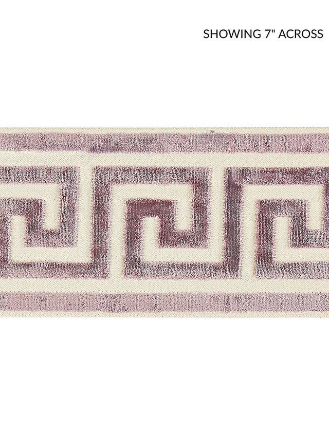 Scalamandre Greek Key Velvet Tape Amethyst Trim