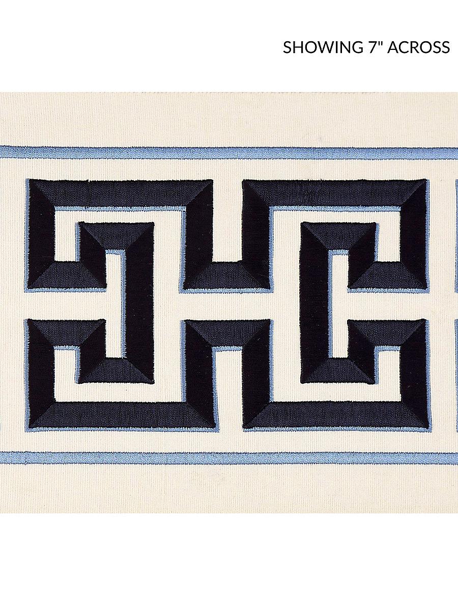 Scalamandre Imperial Embroidered Tape Navy Trim