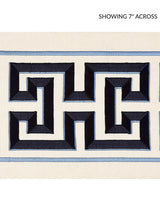 Scalamandre Imperial Embroidered Tape Navy Trim