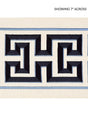 Scalamandre Imperial Embroidered Tape Navy Trim