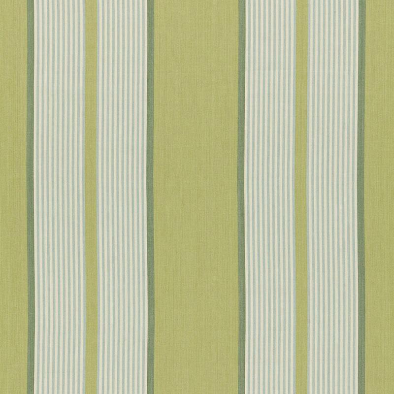 Schumacher Summerside Stripe Pear Fabric