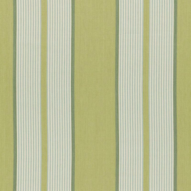 Schumacher Summerside Stripe Pear Fabric
