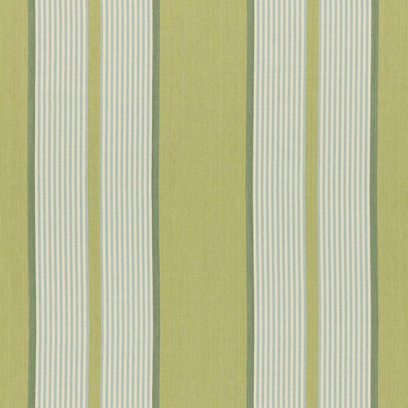 Schumacher Summerside Stripe Pear Fabric