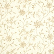 Schumacher Georgia Linen Embroidery Sand Fabric