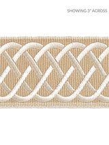 Scalamandre Helix Embroidered Tape Camel Trim