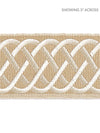 Scalamandre Helix Embroidered Tape Camel Trim