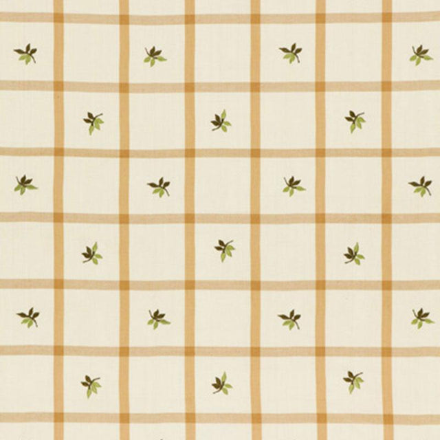 Schumacher Alanna Embroidery Bisque Fabric