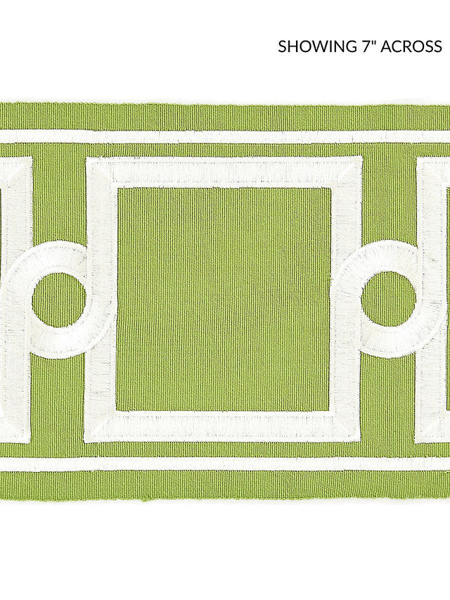 Scalamandre Square Link Embroidered Tape Pear Trim