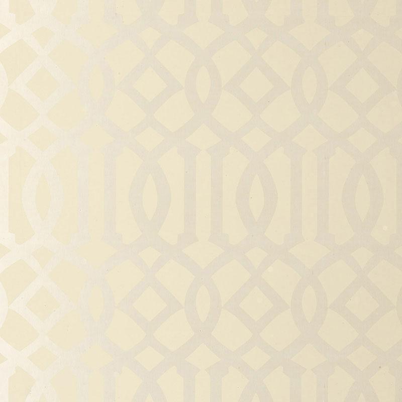 Schumacher Imperial Trellis Alabaster Wallpaper – DecoratorsBest