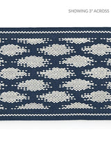 Scalamandre Patara Ikat Tape Indigo Trim