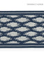 Scalamandre Patara Ikat Tape Indigo Trim
