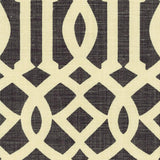 Schumacher Imperial Trellis Parchment/Midnight Fabric