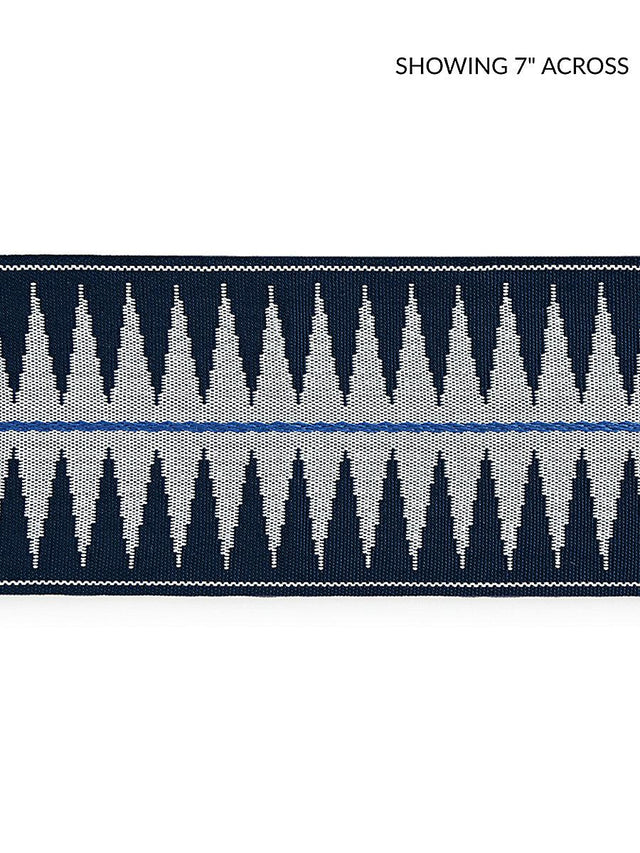 Scalamandre Soleil Tape Indigo Trim