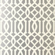Schumacher Imperial Trellis Silver Wallpaper
