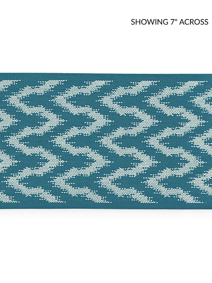 Scalamandre Seychelles Tape Turquoise Trim