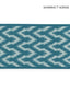 Scalamandre Seychelles Tape Turquoise Trim
