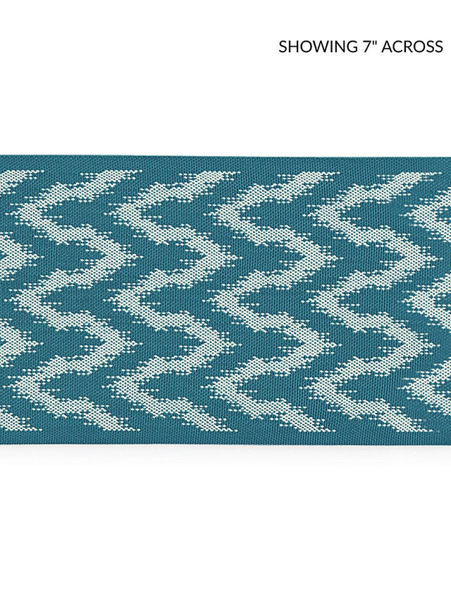 Scalamandre Seychelles Tape Turquoise Trim