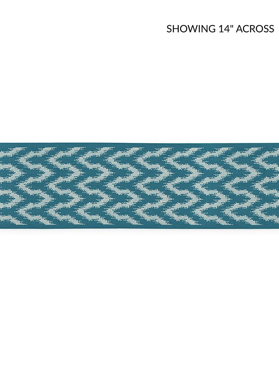 Scalamandre Seychelles Tape Turquoise Trim