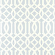 Schumacher Imperial Trellis Soft Aqua Wallpaper