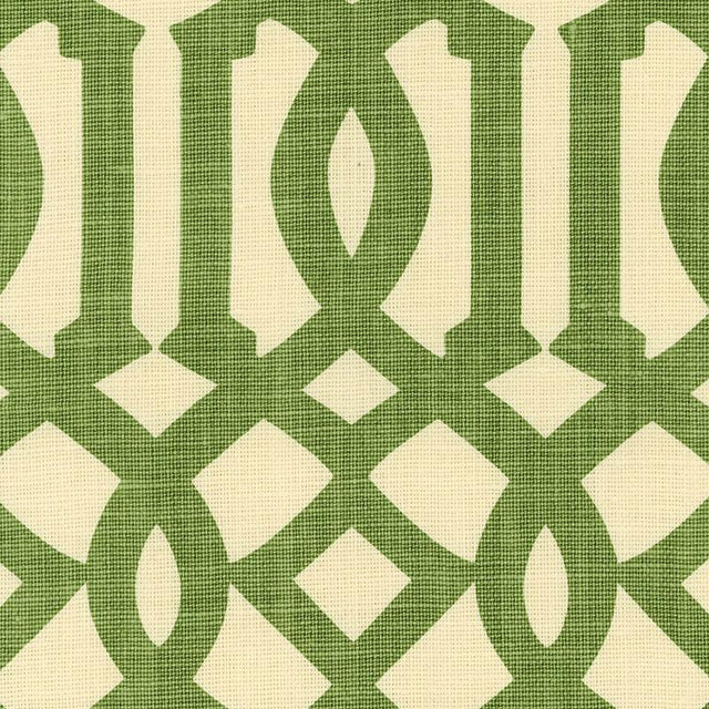 Schumacher Imperial Trellis Treillage/Ivory Fabric