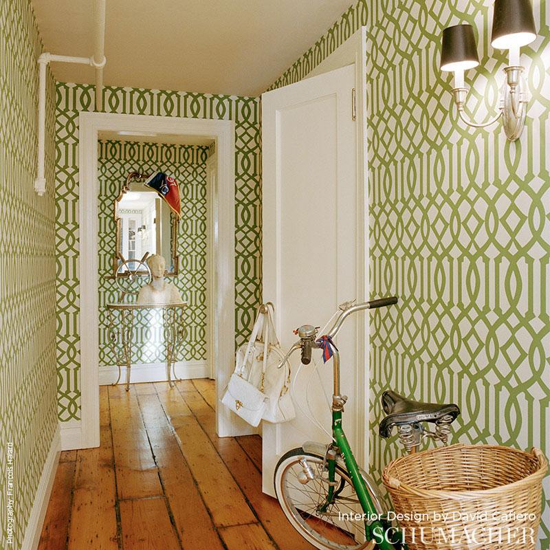 Schumacher Imperial Trellis Treillage Wallpaper – DecoratorsBest