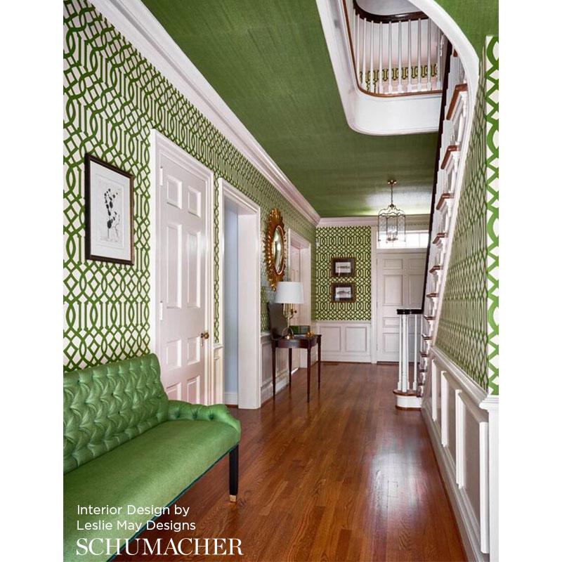 Schumacher Imperial Trellis Treillage Wallpaper – DecoratorsBest