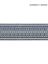 Scalamandre Tulum Diamond Tape Indigo Trim