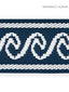Scalamandre Wave Tape Indigo Trim