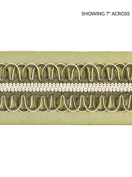 Scalamandre Colette Braided Tape Leaf Trim