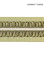 Scalamandre Colette Braided Tape Leaf Trim