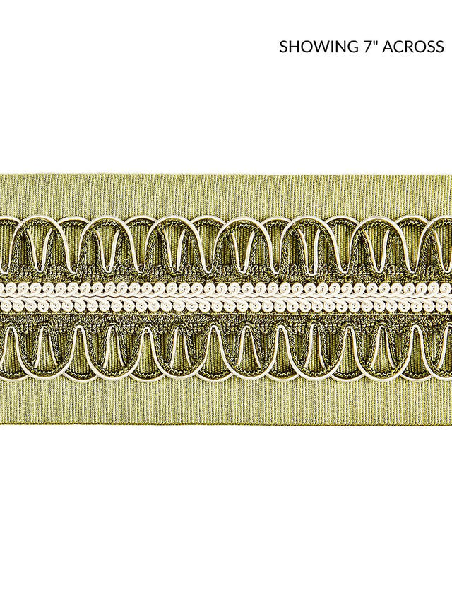 Scalamandre Colette Braided Tape Leaf Trim
